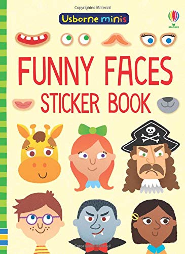 Funny Faces Sticker Book (Usborne Minis) von Usborne Publishing Ltd